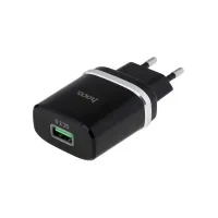 Зарядний пристрій HOCO C12Q Smart USB QC3.0 18W Black (6931474716255) - 1