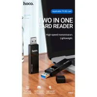Зчитувач флеш-карт HOCO USB3.0 to microSD, microSDHC, microSDXC, SD, SDHC, SDXC, HB20 Black (6931474735218) - 5