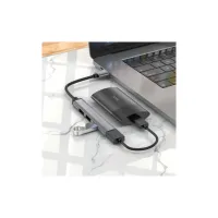 Концентратор HOCO USB to USB 3.0 + 3xUSB 2.0 metal gray (6931474765468) - 4
