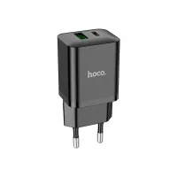 Зарядний пристрій HOCO N28 Founder 1xUSB-C PD20W + 1xUSB QC3.0 Black (6931474783509) - 3