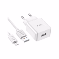 Зарядний пристрій HOCO C106A charger set(iP) White (6931474783899) - Image 5