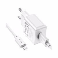 Зарядний пристрій HOCO C106A charger set(iP) White (6931474783899) - Image 6