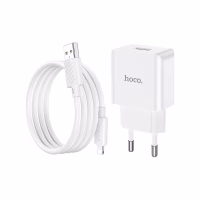 Зарядний пристрій HOCO C106A charger set(iP) White (6931474783899) - Image 1