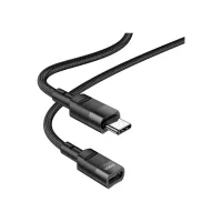 Дата кабель USB-C M/F 1.2m extension U107 black HOCO (6931474789990) - Изображение 3