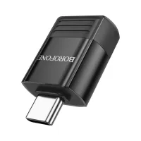 Перехідник BV18 USB to USB-C M USB3.0 Black BOROFONE (6941991104015) - 2
