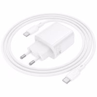 Зарядний пристрій BOROFONE BN26 Fuente USB-C PD20W + cable USB-C to USB-C White (6941991120251) - Image 7
