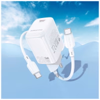 Зарядний пристрій BOROFONE BN26 Fuente USB-C PD20W + cable USB-C to USB-C White (6941991120251) - Image 9