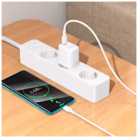 Зарядний пристрій BOROFONE BN26 Fuente USB-C PD20W + cable USB-C to USB-C White (6941991120251) - Image 10