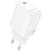 Зарядний пристрій BOROFONE BN28 Fuente USB-C PD30W White (6941991120299) - 1
