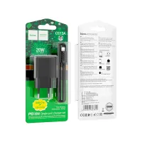 Зарядний пристрій HOCO CS13A Ocean USB-C PD20W + cable USB-C to Lightning Black (6942007603829) - Зображення 4