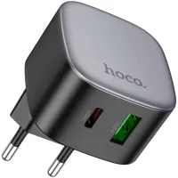 Зарядний пристрій HOCO CS32A Rise 1xUSB-C PD20W + 1xUSB QC3.0 Black (6942007617451) - 5