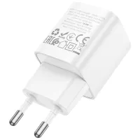 Зарядний пристрій HOCO C145A Charm USB QC3.0 White (6942007630214) - 6