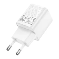Зарядний пристрій HOCO C147A Charm 1xUSB-C PD20W + 1xUSB QC3.0 White (6942007630276) - Зображення 6