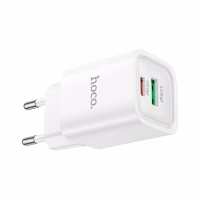Зарядний пристрій HOCO C149A Charm 1xUSB-C PD30W + 1xUSB QC3.0 White (6942007630337) - Image 4