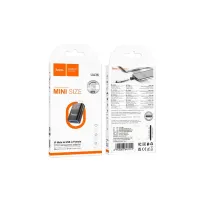 Перехідник OTG USB 3.0 AF to Lightning Black HOCO (6942007647151) - 2