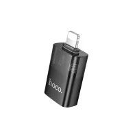 Перехідник OTG USB 3.0 AF to Lightning Black HOCO (6942007647151) - 3