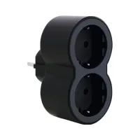 Мережевий розгалужувач Legrand Стандарт 2х2К+C передні розетки (694517) - Зображення 3