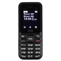 Мобільний телефон 2E S180 2024 Black (694743653885) - 2