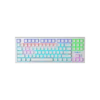 Клавіатура Aula F3032 White keycaps plus 21 Yellow keys KRGD Brown USB UA White (6948391201757) - 1