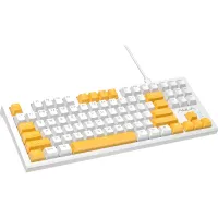 Клавіатура Aula F3032 keycaps plus 21 Yellow keys KRGD Red USB UA White (6948391204680) - 1