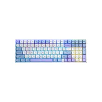 Клавиатура Aula S100pro RGB KRGD Red Switch Wireless/Bluetooth/Type-C UA White/Blue (6948391205762) - Изображение 1