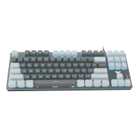 Клавіатура Aula F3287 Keycap KRGD Blue USB UA White/Grey (6948391240688) - 2