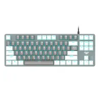 Клавіатура Aula F3287 Keycap KRGD Blue USB UA White/Grey (6948391240688) - 1