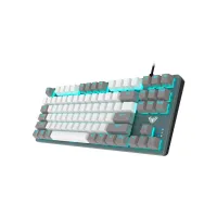 Клавіатура Aula F3287 Keycap KRGD Blue USB UA Grey/White (6948391240954) - 4