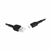 Дата кабель USB 2.0 AM to USB-C 1.0m 3A PVC X20 black HOCO (6957531068846) - Image 2