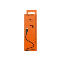 Дата кабель USB 2.0 AM to Micro 5P 1.0m 2A PVC BX16 black BOROFONE (6957531099499) - 3