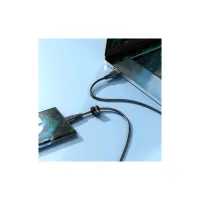 Дата кабель USB 2.0 AM to Micro 5P 1.2m 2.4A TPE C3-09 black Acefast (6974316280880) - 4