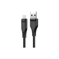 Дата кабель USB 2.0 AM to Micro 5P 1.2m 2.4A TPE C3-09 black Acefast (6974316280880) - 1