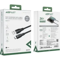 Дата кабель USB 2.0 AM to USB-C 1.2m 3.0A Acefast (6974316282693) - Зображення 5