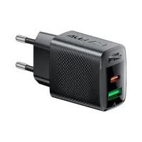 Зарядний пристрій Acefast 2xUSB 30W (USB-C+USB-A) Gan A98 Black (6974316283263) - Зображення 2