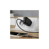 Зарядний пристрій Acefast 2xUSB-C + 1xUSB 67W GaN black (6974316284048) - 6