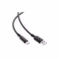 Дата кабель USB 2.0 AM to USB-C 1.2m 3A 60W silicone black Acefast (6974316284178) - Image 3