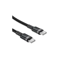 Дата кабель USB-C to USB-C 1.2m 60W black Acefast (6974316285137) - Изображение 3