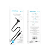 Кабель мультимедійний 3.5mm M to 3.5mm M 2.0m black BOROFONE (6974443382181) - Зображення 3