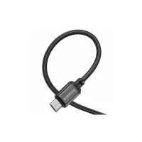 Дата кабель USB 2.0 AM to Micro 5P 1.0m black BOROFONE (6974443389029) - 3