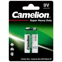 Батарейка Camelion Крона 6F22 9V Super Heavy Duty Green * 1 (6F22-SP1G) - 2