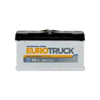 Акумулятор автомобільний EUROTRUCK 6СТ-110АЗ (1) (+/-) (L5) 950А 12V (E) - 1