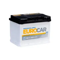 Акумулятор автомобільний EUROCAR 6СТ-62АЗ (0) (-/+) (L2) 600А12V (E) - 1
