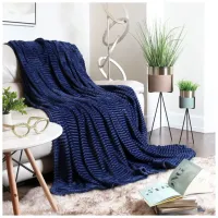 Плед Bergamo Line темно-синій 130 х 180 см (70030305-44) - Зображення 4