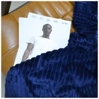 Плед Bergamo Line темно-синій 130 х 180 см (70030305-44) - Зображення 6