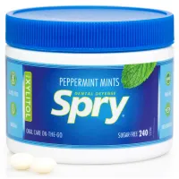 Драже з ксилітом Spry натуральні з м'ятою перцевою 240 шт. (700596000070) - 2