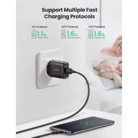Зарядний пристрій Ugreen CD122 18W USB QC 3.0 Charger (Black) (70273) - 3