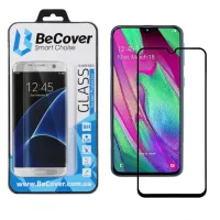 Скло захисне BeCover Samsung Galaxy A40 SM-A405 Black (703802) - 1