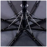 Парасоля Bergamo Sky Напівавтомат Чорно-помаранчева (7040010) - 5