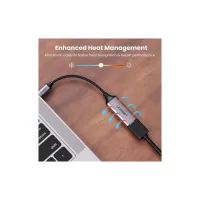 Перехідник USB2.0 Type C to HDMI V2.0 4K60Hz 10cm CM297 gray Ugreen (70444) - 3