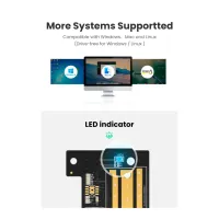 Контролер Ugreen PCI-E 3.0 for SSD M.2 (NVMe) x4 CM302 (70503) - 10